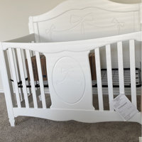 Storkcraft princess 4 in hot sale 1 convertible crib white